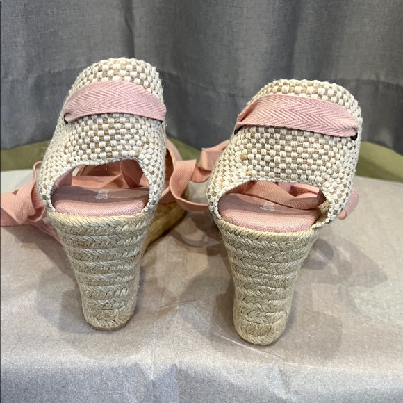 Soludos Pink Espadrille Wedges - Size 9 - NEW in Box! - Picture 6 of 16